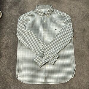 Vineyard Vines Boys “On-the-Go” GinghamButton Down Collared Shirt